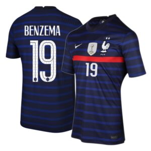 MAILLOT FRANCE DOMICILE BENZEMA 2020-2021