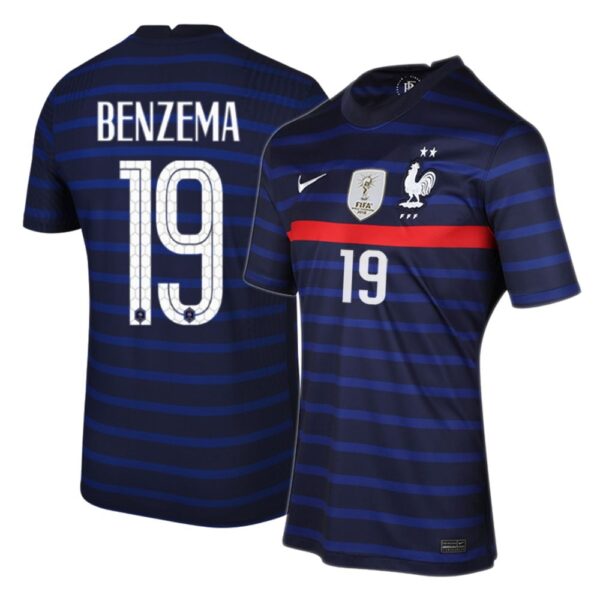 MAILLOT FRANCE DOMICILE BENZEMA 2020-2021