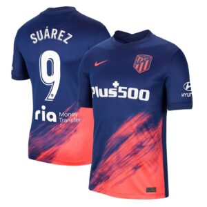 MAILLOT ATLETICO MADRID EXTERIEUR SUAREZ 2021-2022