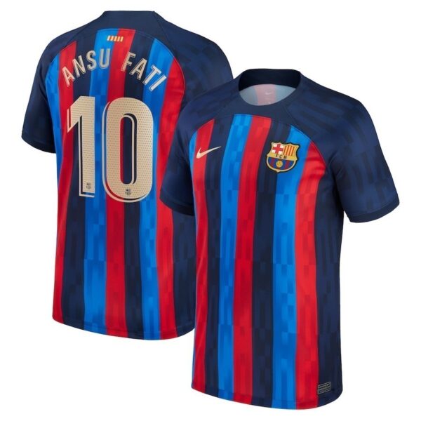 MAILLOT FC BARCELONE DOMICILE ANSU FATI 2022-2023