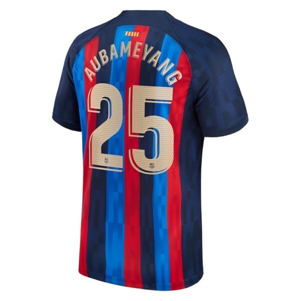 MAILLOT FC BARCELONE DOMICILE AUBAMEYANG 2022-2023