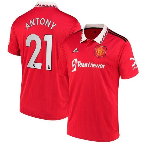 MAILLOT MANCHESTER UNITED DOMICILE ANTONY 2022-2023