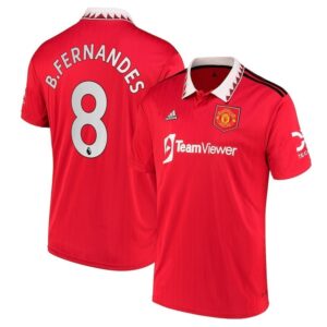 MAILLOT MANCHESTER UNITED DOMICILE BRUNO FERNANDES 2022-2023