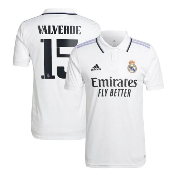 MAILLOT REAL MADRID DOMICILE VALVERDE 2022-2023