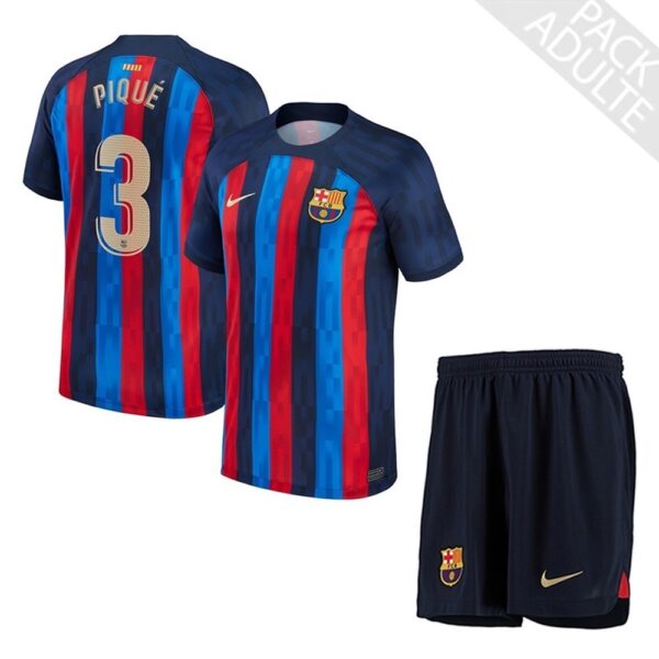 PACK FC BARCELONE DOMICILE PIQUE 2022-2023