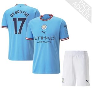 PACK MANCHESTER CITY DOMICILE DE BRUYNE 2022-2023