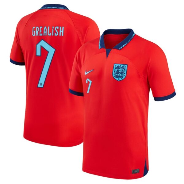 MAILLOT ANGLETERRE EXTERIEUR GREALISH 2022-2023