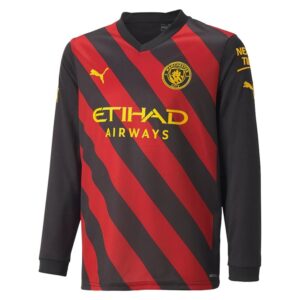 MAILLOT MANCHESTER CITY EXTERIEUR MANCHES-LONGUES 2022-2023