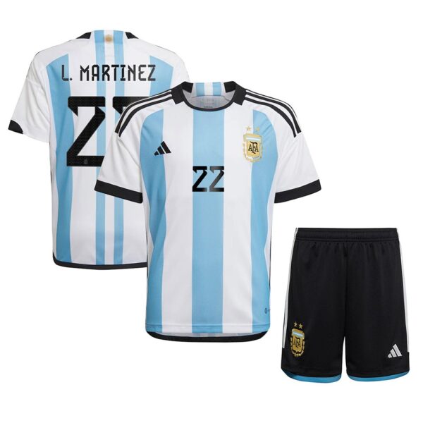 PACK JUNIOR ARGENTINE DOMICILE LAUTARO MARTINEZ 2022-2023