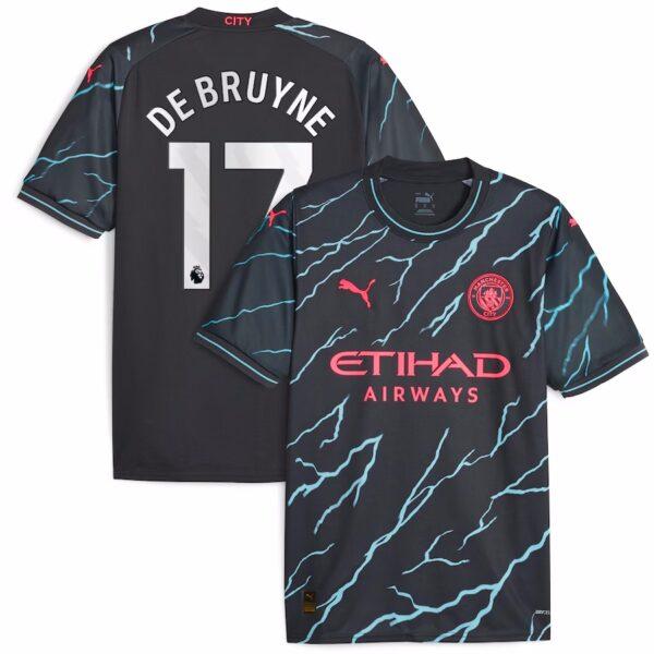 MAILLOT MANCHESTER CITY THIRD DE BRUYNE 2023-2024