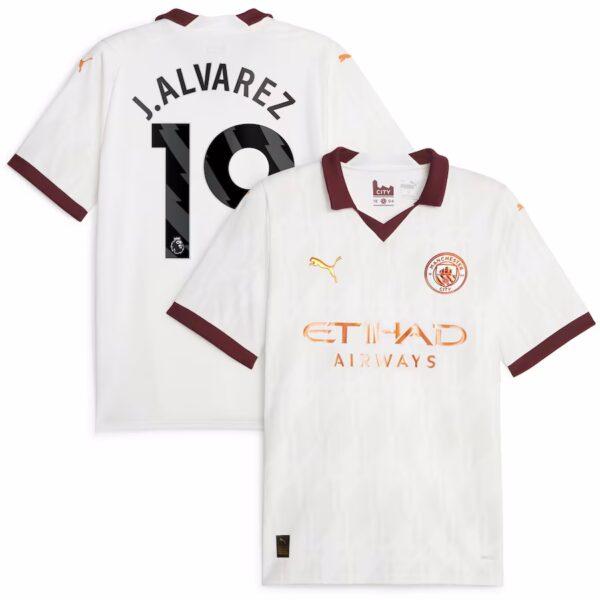 MAILLOT MANCHESTER CITY EXTERIEUR JULIAN ALVAREZ 2023-2024