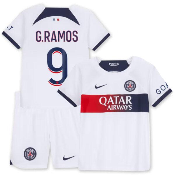 PACK JUNIOR PSG GONCALO RAMOS EXTERIEUR 2023-2024