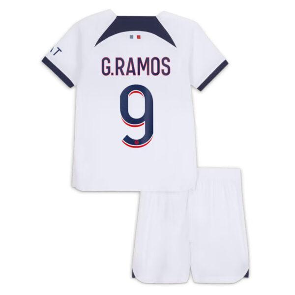 PACK JUNIOR PSG GONCALO RAMOS EXTERIEUR 2023-2024