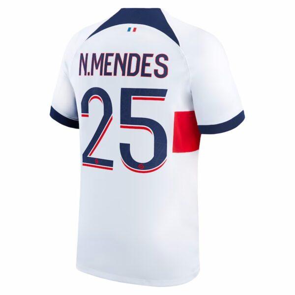 MAILLOT PSG EXTERIEUR NUNO MENDES 2023-2024