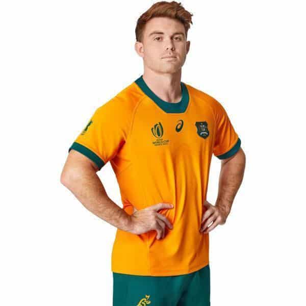 Maillot Australie Wallabies Domicile Coupe Du Monde Rugby 2023