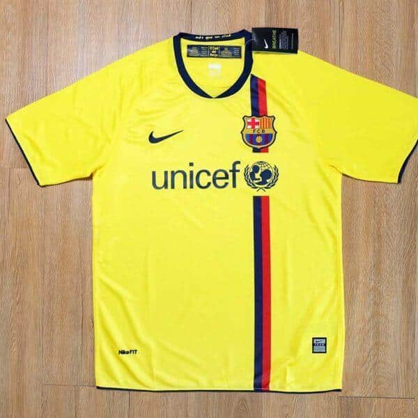 MAILLOT RETRO FC BARCELONE EXTERIEUR 2008-2009