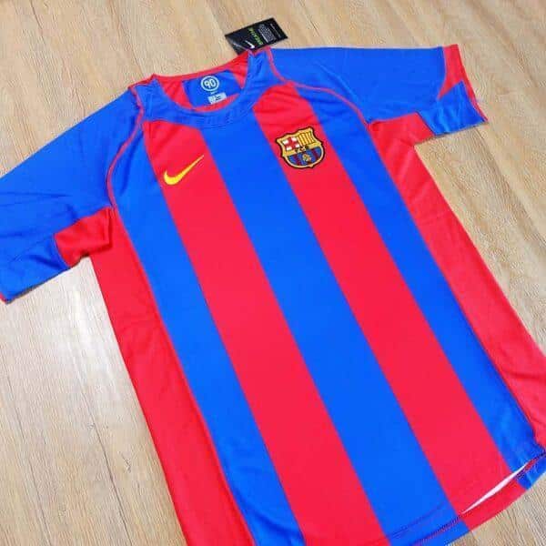 MAILLOT RETRO FC BARCELONE DOMICILE 2004-2005