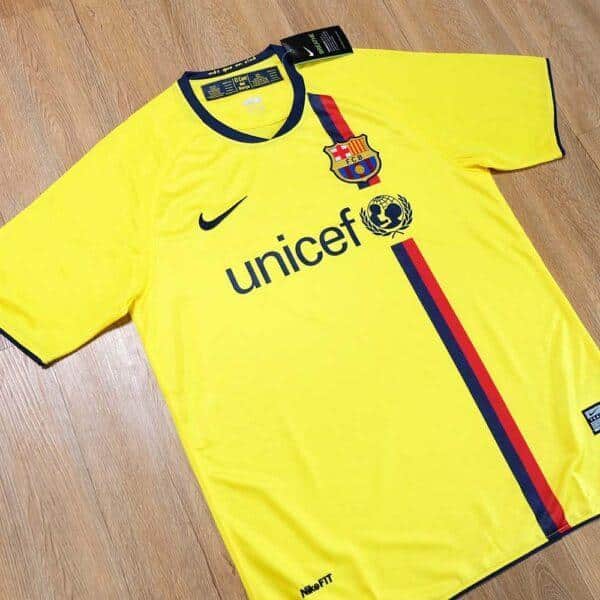 MAILLOT RETRO FC BARCELONE EXTERIEUR 2008-2009