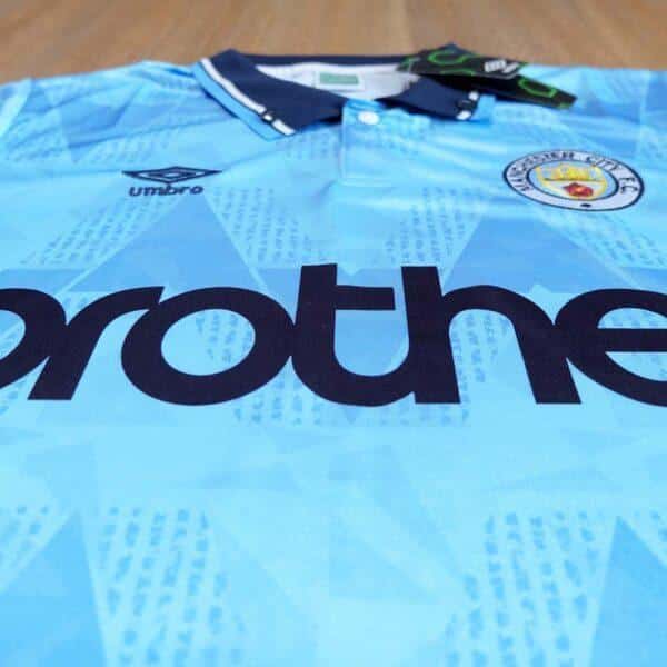 MAILLOT MANCHESTER CITY DOMICILE 1989-1991