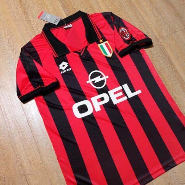 MAILLOT RETRO MILAN AC DOMICILE 1996-1997