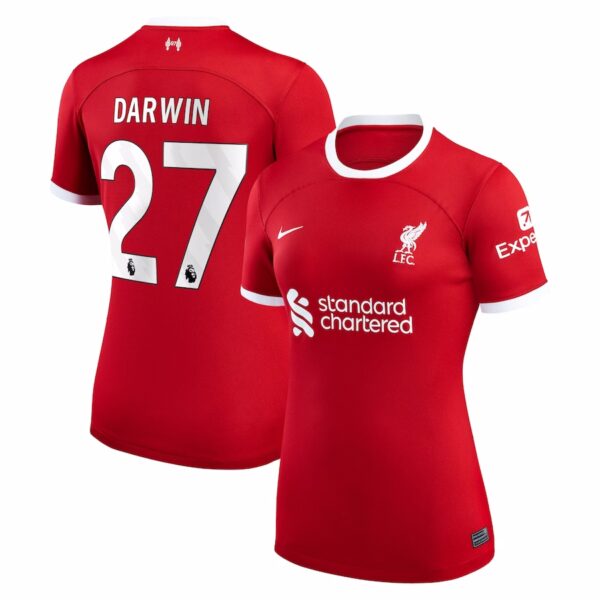 MAILLOT LIVERPOOL DOMICILE FEMME DARWIN NUNEZ 2023-2024