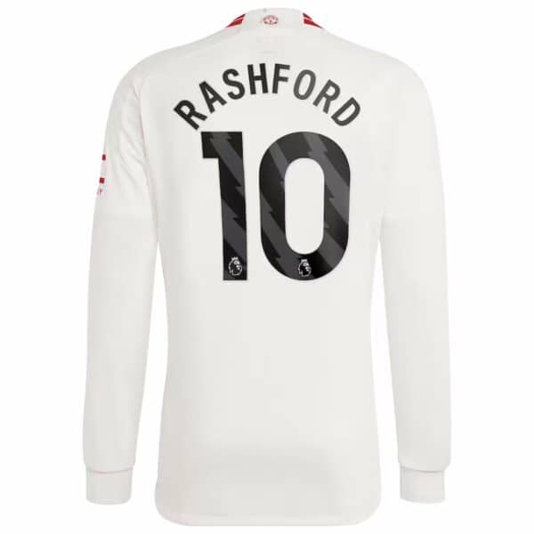 MAILLOT MANCHESTER UNITED THIRD RASHFORD MANCHES LONGUES 2023-2024