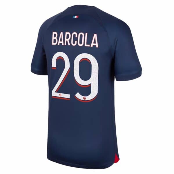 MAILLOT PSG DOMICILE BARCOLA 2023-2024