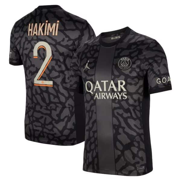 MAILLOT PSG THIRD HAKIMI 2023-2024