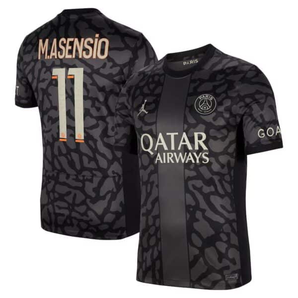 MAILLOT PSG THIRD MARCO ASENSIO 2023-2024