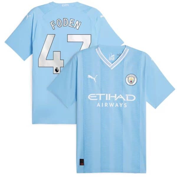 MAILLOT MANCHESTER CITY DOMICILE VERSION AUTHENTIC 2023-2024