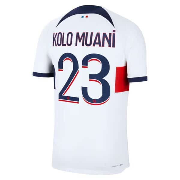 MAILLOT PSG EXTERIEUR KOLO MUANI VERSION VAPOR MATCH 2023-2024