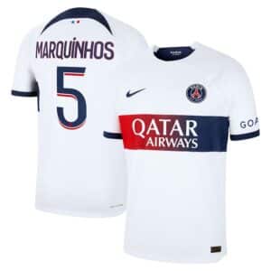 MAILLOT PSG EXTERIEUR MARQUINHOS VERSION VAPOR MATCH 2023-2024