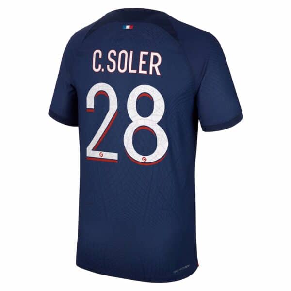 MAILLOT PSG DOMICILE CARLOS SOLER VERSION VAPOR MATCH 2023-2024