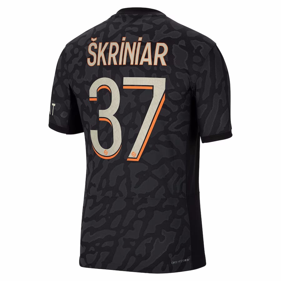 MAILLOT PSG THIRD SKRINIAR VERSION VAPOR MATCH 2023-2024