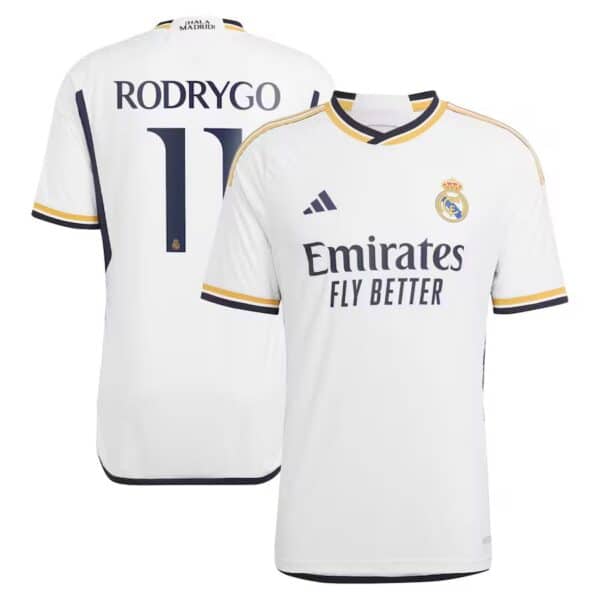 MAILLOT REAL MADRID DOMICILE VINICIUS VERSION AUTHENTIC 2023-2024