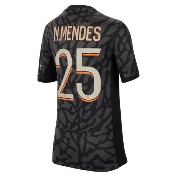 PACK JUNIOR PSG NUNO MENDES THIRD 2023-2024