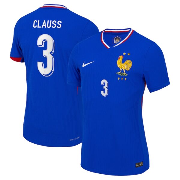 MAILLOT FRANCE DOMICILE CLAUSS DRI-FIT ADV VAPOR MATCH SAISON 2024-2025