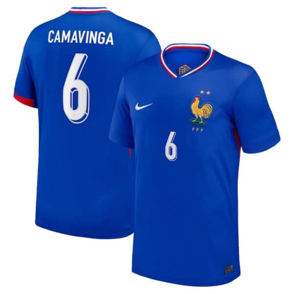 MAILLOT FRANCE DOMICILE CAMAVINGA SAISON 2024-2025