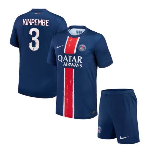 PACK JUNIOR PSG DOMICILE KIMPEMBE SAISON 2024-2025