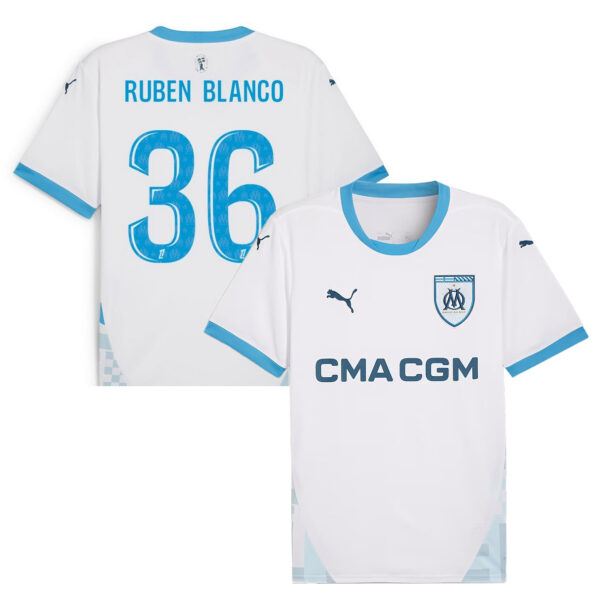 MAILLOT OLYMPIQUE DE MARSEILLE DOMICILE RUBEN BLANCO SAISON 2024-2025