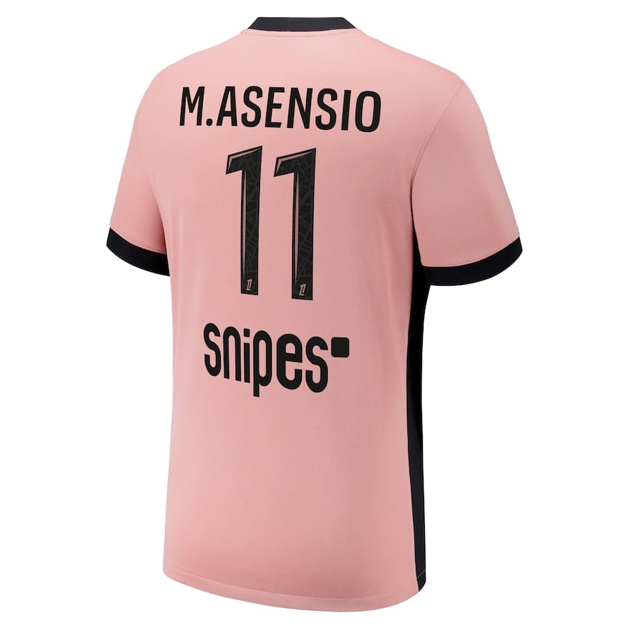 MAILLOT PSG THIRD MARCO ASENSIO 2024-2025