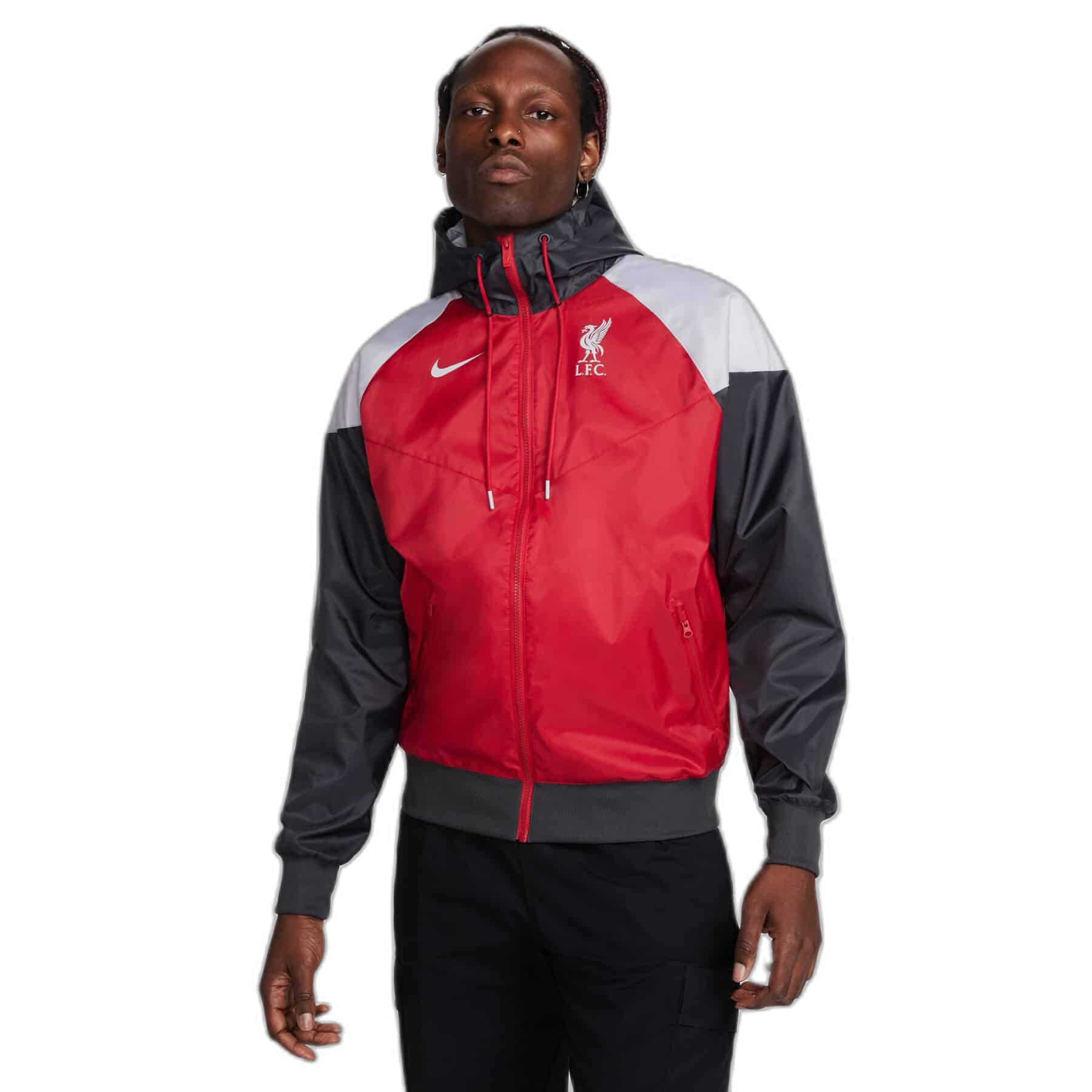 VESTE IMPERMEABLE A CAPUCHE LIVERPOOL SAISON 2024-2025